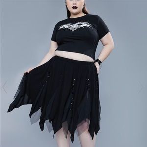 Widow I’ll Light the Fire Tulle Midi Skirt Sold Out
